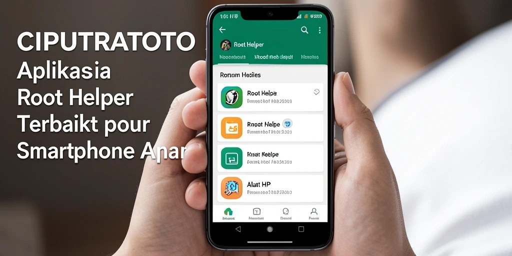 Tampilan antarmuka CIPUTRATOTO yang sederhana dan fungsional.