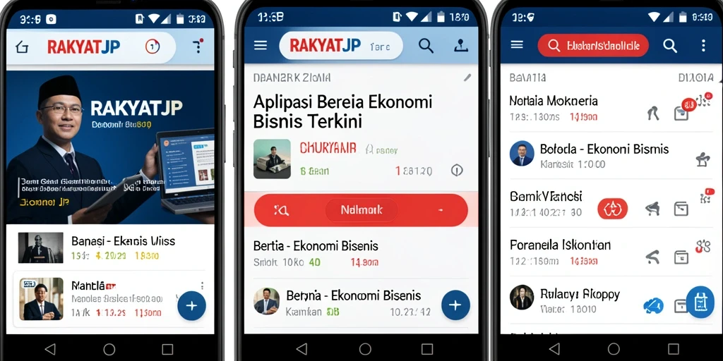 Antarmuka RAKYATJP yang informatif dan menarik.