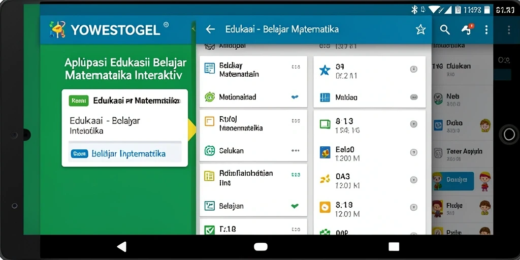 Antarmuka pengguna YOWESTOGEL yang interaktif dan menarik.