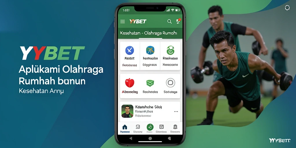 Antarmuka aplikasi YYBET yang intuitif untuk olahraga rumah.